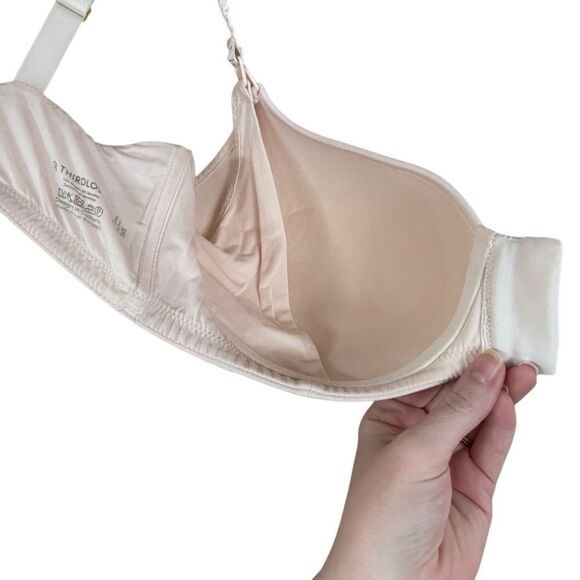 ThirdLove- Classic Wireless Front Closure Nursing Bra Light Pink, Size 36E - Picture 9 of 11